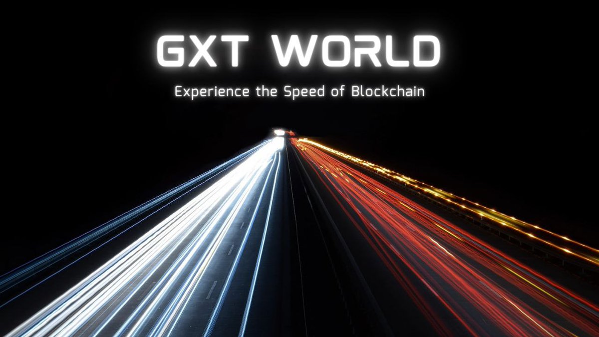 Enjoy lightning fast blockchain transactions with GXT World 💫 

#GXT #GXTWorld #Gem #GemTrading #Blockchain #Crypto #Cryptocurrency #NFTs #Tech #TechTwitter #Future #Token