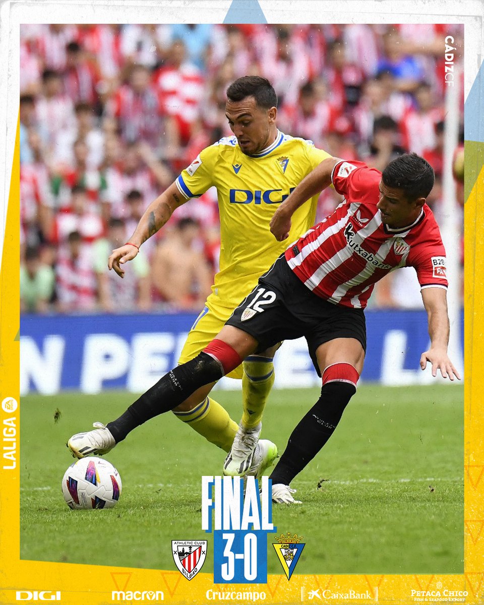 🔴💛 #AthleticCádiz #LALIGAEASPORTS

3-0 | Final.