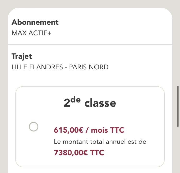 artsavs's tweet photo. @vinceflibustier Ca s’appelle MAX ACTIF+, et c’est en réalité un peu moins cher que ça :) Merci @GroupeSNCF 
Et vous pouvez diviser le prix par 2 en ne voyageant que 3 fois par semaine https://t.co/5yW9jc2gBD
