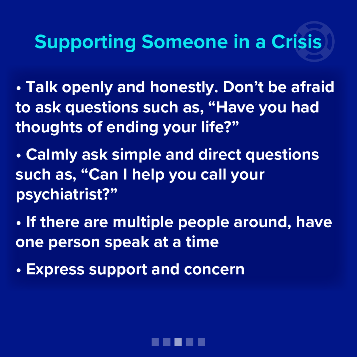 HomeFrontMili's tweet photo. Today is the last day of #SuicidePreventionWeek.  Our partners, NAMI provide excellent resources on supporting someone in crisis- click through to learn more! https://t.co/O7Ed8izKCJ