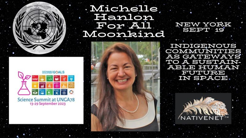 Ctr4AirSpaceLaw's tweet photo. Next Tuesday, September 19, you can find Prof. @hanlonesq here. She is slated to make some remarks about #spaceports at around 11:30a eastern time. #SpaceLaw #IndigenousSpace #SpaceIsForEveryone #SSUNGA78 Register here (virtual or in person): https://t.co/lUOppy0CgZ https://t.co/uYb2zOXcUy
