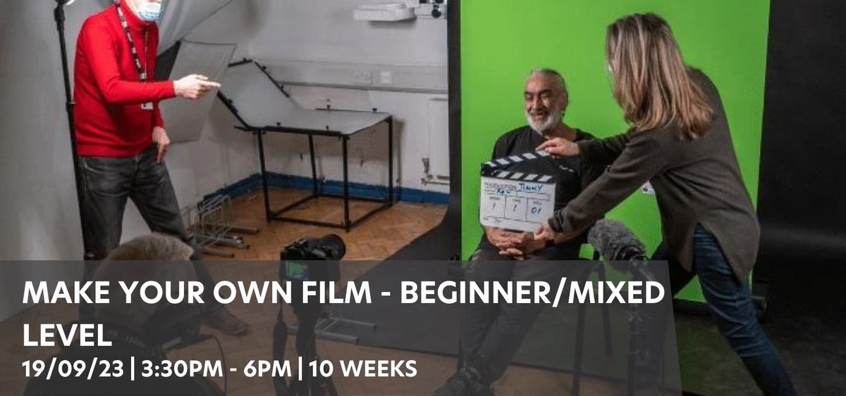 From how to structure video stories through to idea generation, production planning, video and sound recording and more, this 10 week course will introduce you to the exciting world of film and video production.

Enrol now 👉 bit.ly/3OVJ5yn 

#Filmandvideo