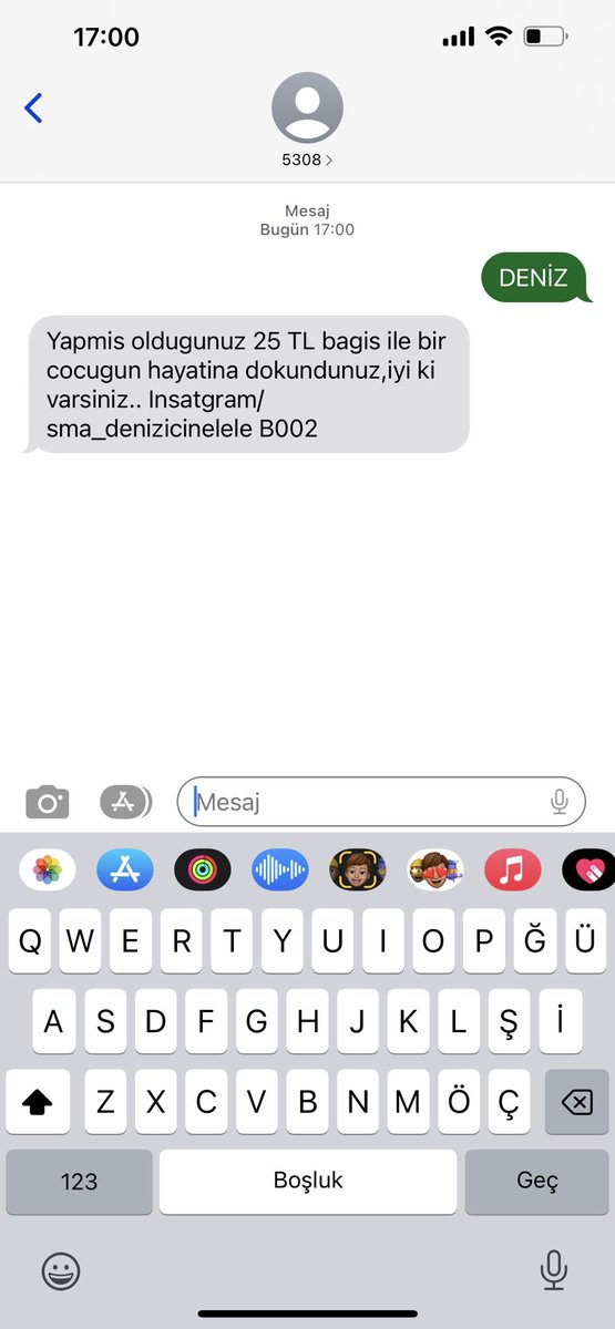 Sevilesicee's tweet photo. #hayallerimizdeDENİZgibi
Deniz'e sms atarak umut olabilirsiniz.
@denizicinelele https://t.co/yrxLmtT3n4