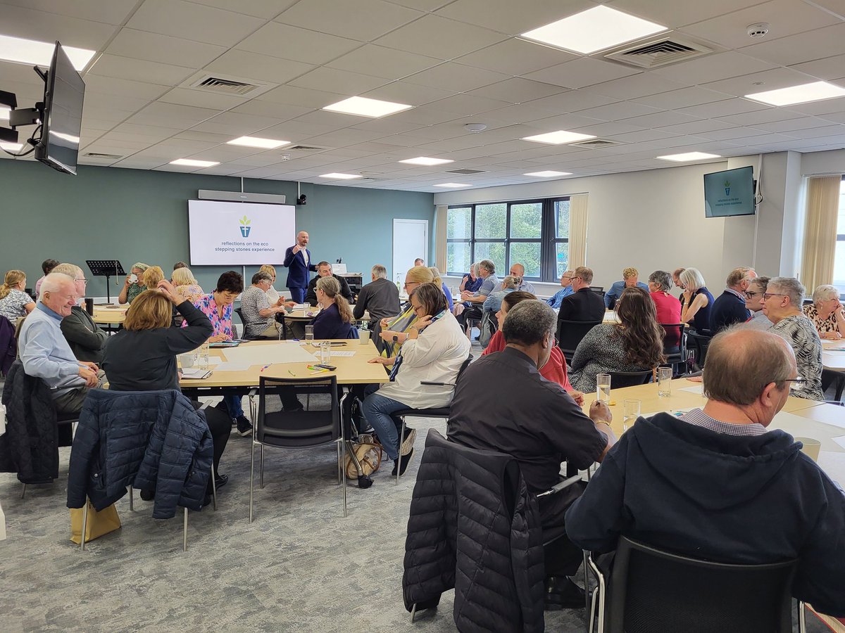 Today we launched our new Diocesan Eco Stepping Stones resource and 6 new Eco Champions were commissioned to their role by Bishop Matthew. What an excellent morning! 🌿
