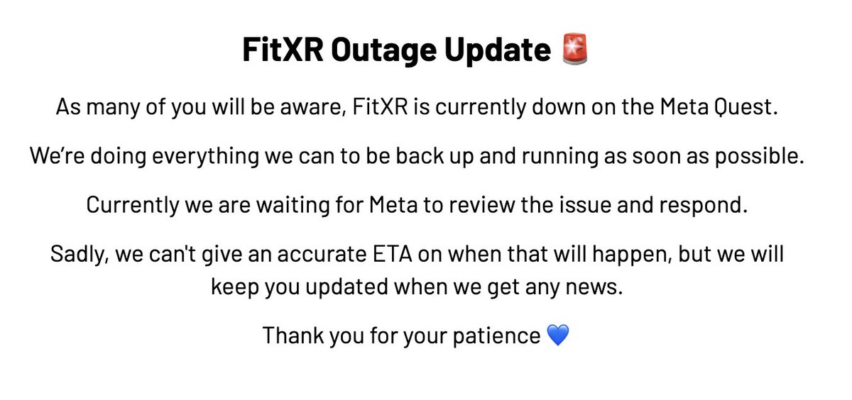 FitXR tweet media