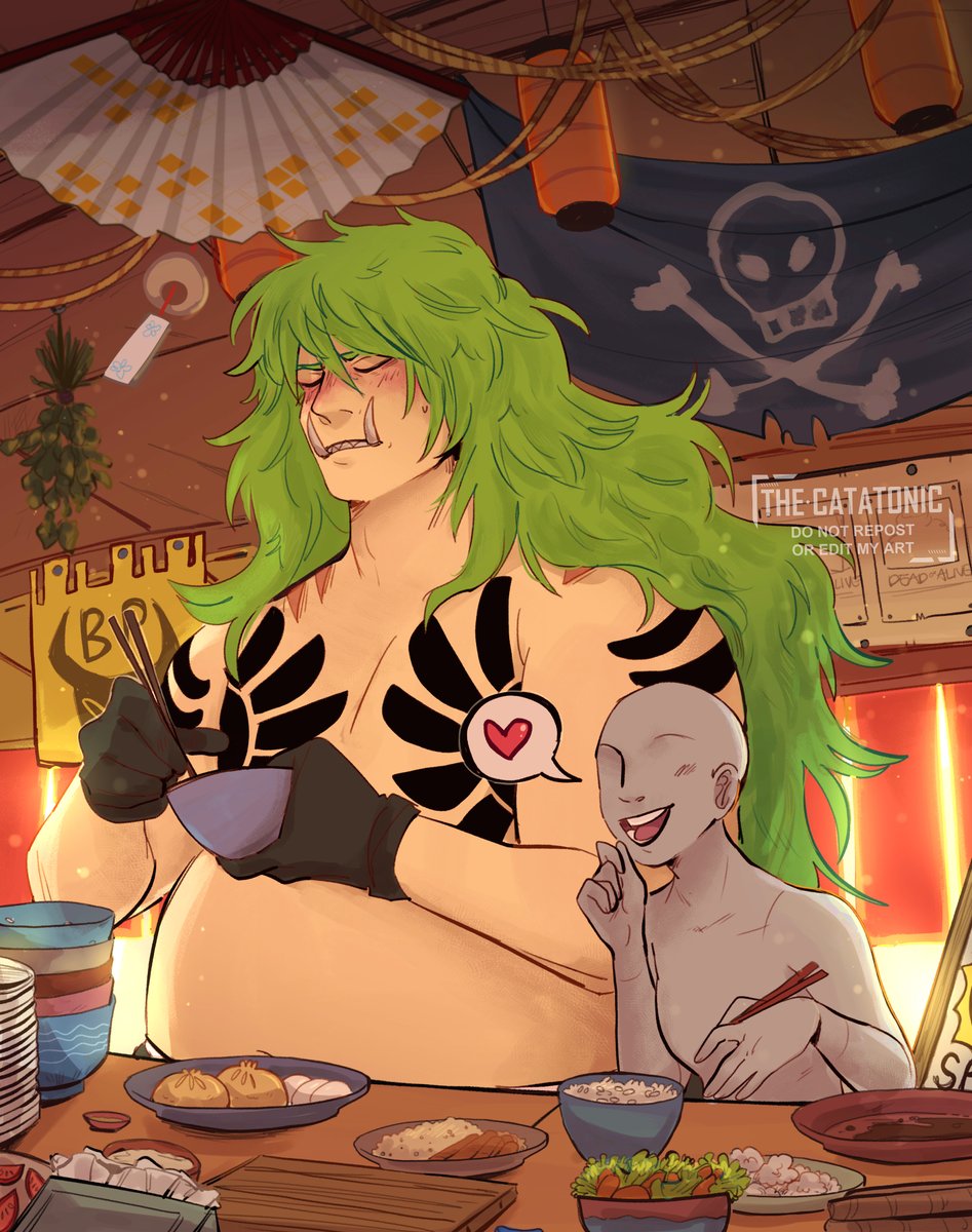 catatonictrash's tweet photo. my full piece for the @OPxReaderZine  :) I had a great time as a guest artist and thanks to the amazing mod team it was a wonderful experience for everyone! <3 https://t.co/B3uI4GUFzQ