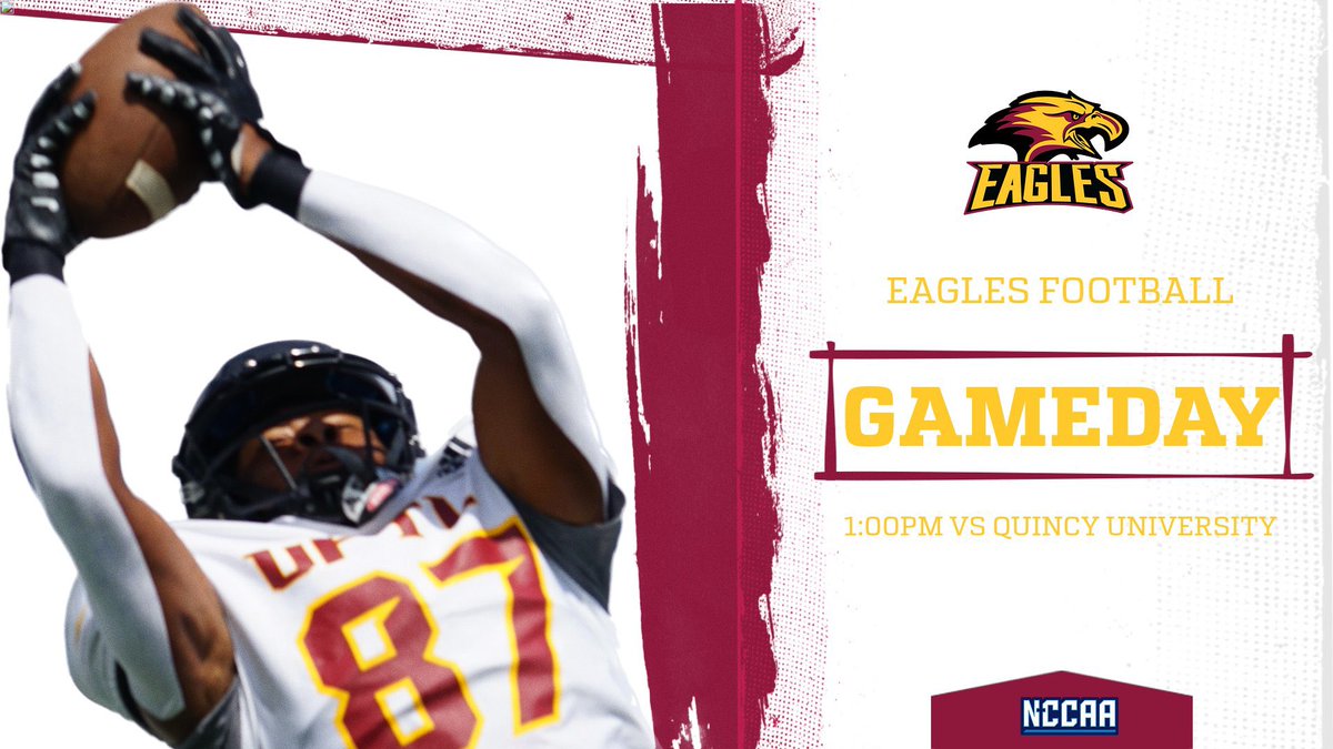 WAKE UP ITS GAMEDAY! 

⏰- 1:00PM
🆚- Quincy University 
📍- Quincy, Illinois
🏟️- QU Stadium 

#BEATTHEHAWKS💥