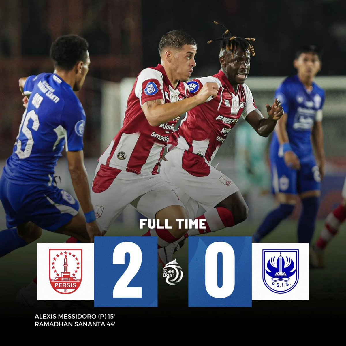 SOLOOOO
Persis Solo berhasil memenangkan derbyJateng dengan mengalahkan PSIS Semarang 2-0

Persis Solo bermain solid sepanjang pertandingan.. PSIS mencoba mencetak gol namun gagal

Selamat Laskar Sambernyawa
#persis #solo #pasoepati #surakartans #sakjose #psis #semarang