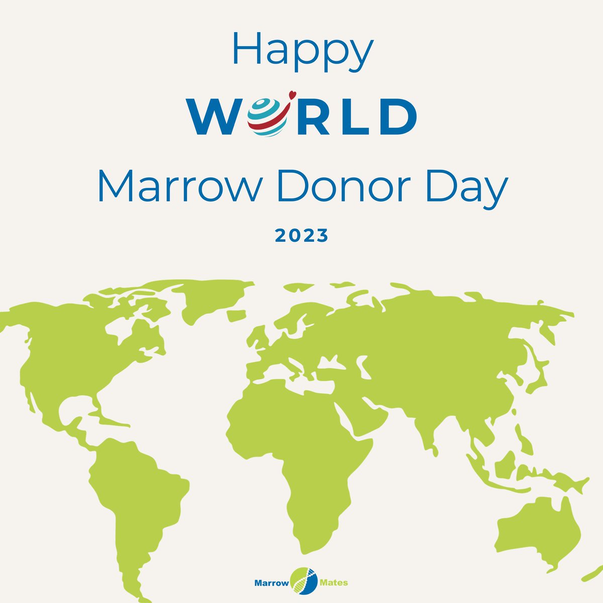 Today is World Marrow Donor Day 2023!! Today we celebrate donors worldwide and say “thank you” from the bottom of our hearts 💙💚

#WMDD2023 #ThankYouDonor #WMDD #MarrowMates #BeAHero #CancelBloodCancer #BloodCancerAwarenessMonth