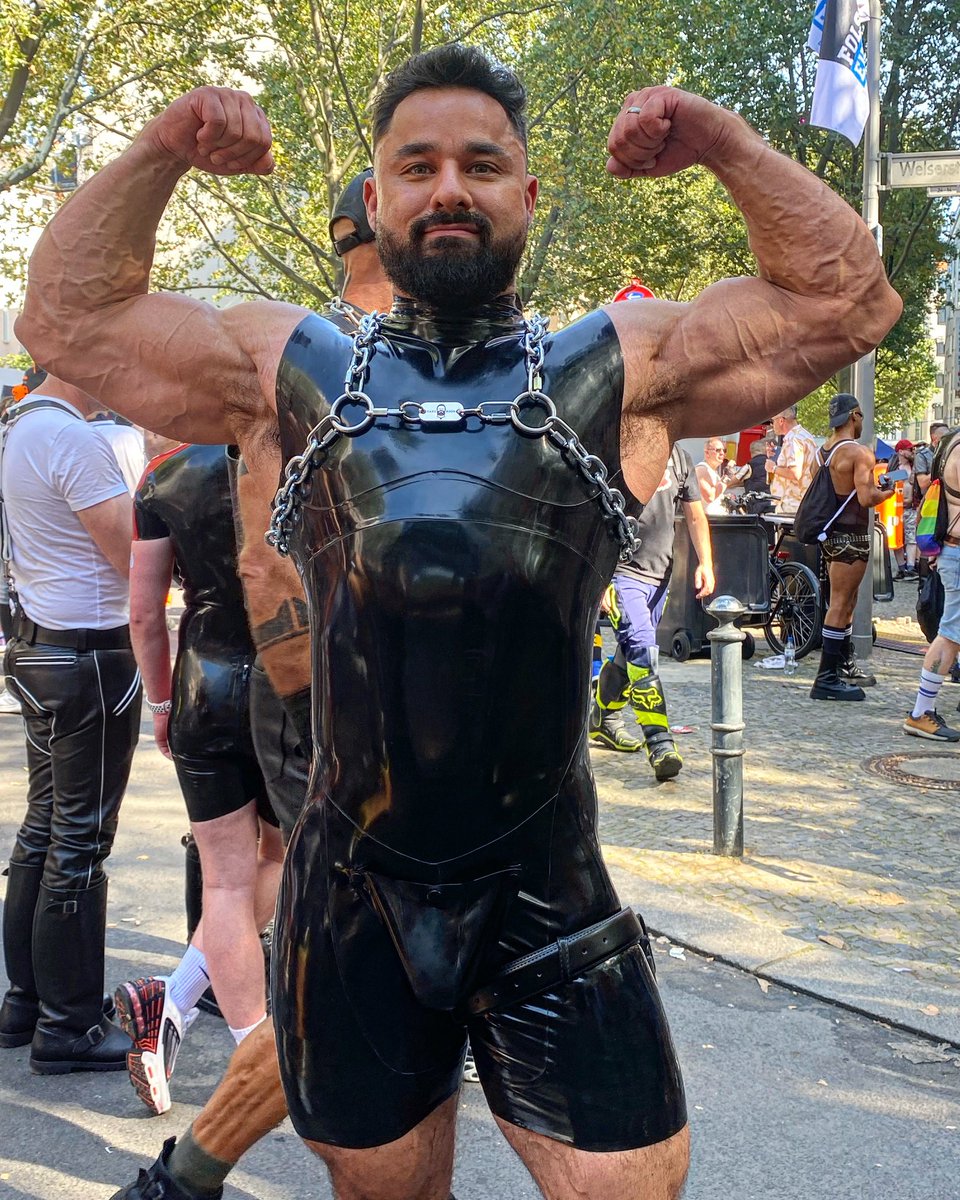 Love this photo 😍 You can clearly see here  the level of detail that has gone in the pattern lines and structure of this latex bodysuit. Can’t wait to show you the rest of our collaborative collection with <a href="/JACKlondongear/">JACKXXX</a> 😈 Pre-order link coming soon.