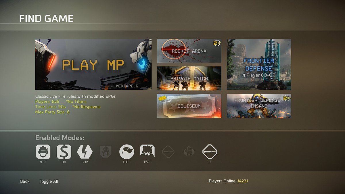 TheTitanfallGuy's tweet photo. PILOTS...

IT

IS

TIME

PICK UP YOUR KRABERS AND WINGMEN, 
EMBARK YOUR TITAN

WE WILL SHOW THE NEXT GENERATION OF PILOTS HOW GREAT THIS GAME IS https://t.co/KsYuxe5CLu