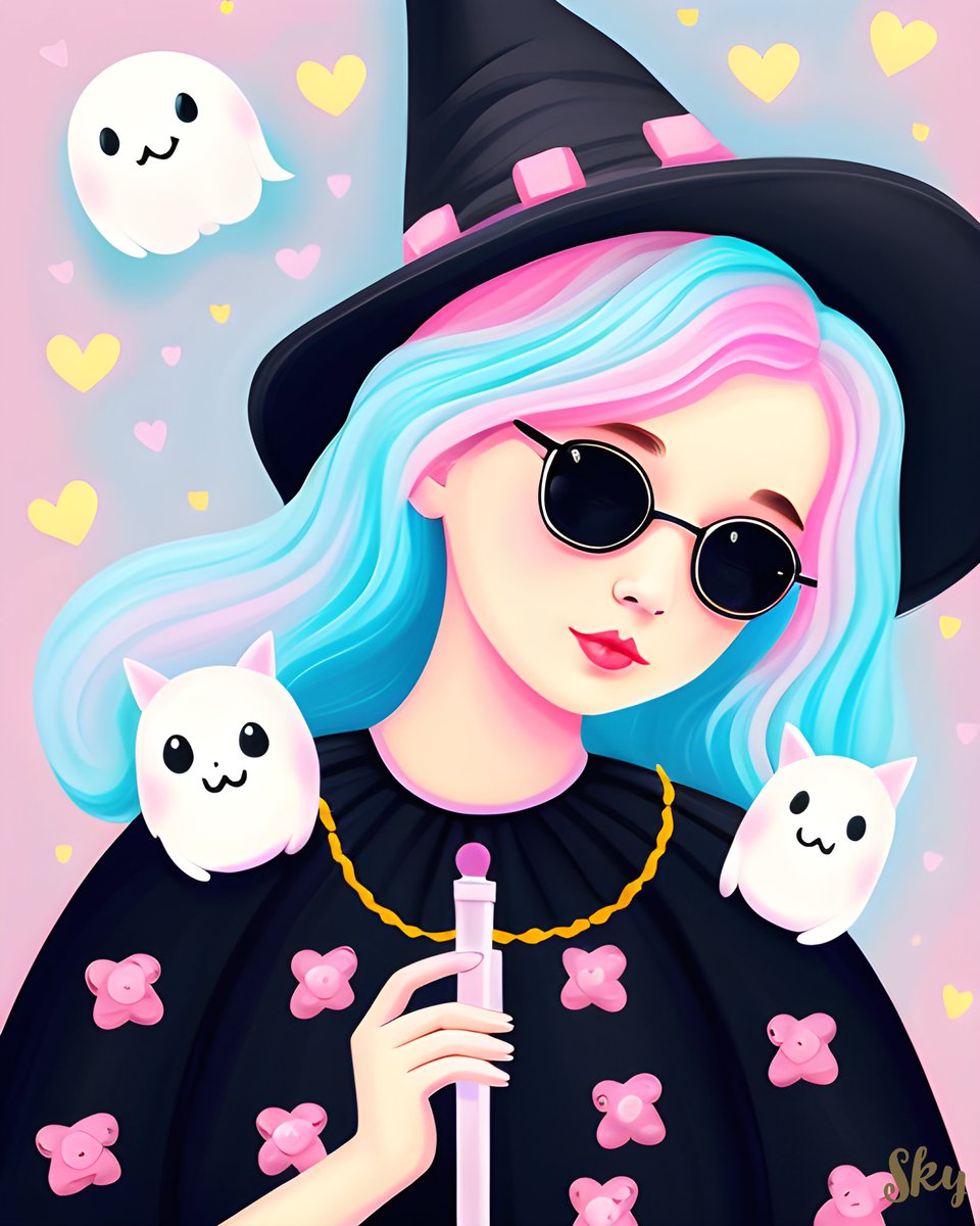 ✨Spooky Girl 19✨ #StaySpooky
🧙‍♀️Spooky Witch Girl! 0.02eth!🧹👻🖤
opensea.io/collection/spo… #NFTCollection