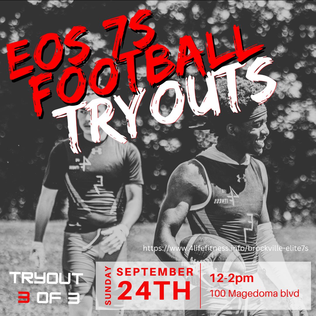 We had some dogs out this morning 😤

Last chance to earn a spot on our 7s travel team is next Sunday