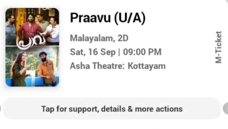 aditya_binu's tweet photo. Watched #Praavu / #Pravu
2 story runs parallelly in the 1st half; I liked Amith's track. The 2nd one, i.e, the romantic track was utter flop with cringe scenes & poor performances.
2nd half is worst.
Script, Character Arcs, Twist, The Message, etc... everything is 👎👎
1.5/5
BORE https://t.co/VXLD4qq5OF