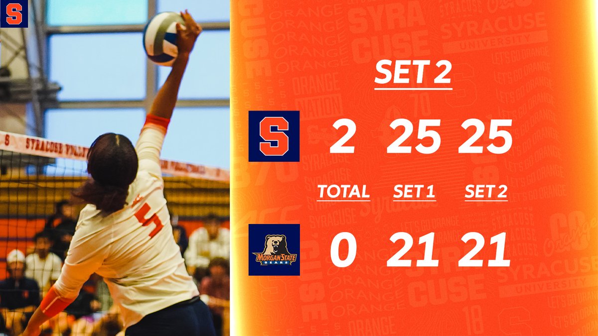 CuseVB's tweet image. Deja Vu, &apos;Cuse wins set two 25-21!  🍊🏐
Ariana Joubert with 13 kills!

📈 - bit.ly/3PCXHmE
💻 - es.pn/3sWODjE

#UniqueUnitedUnlimited x #UnleashthecUUUse x #cusevb