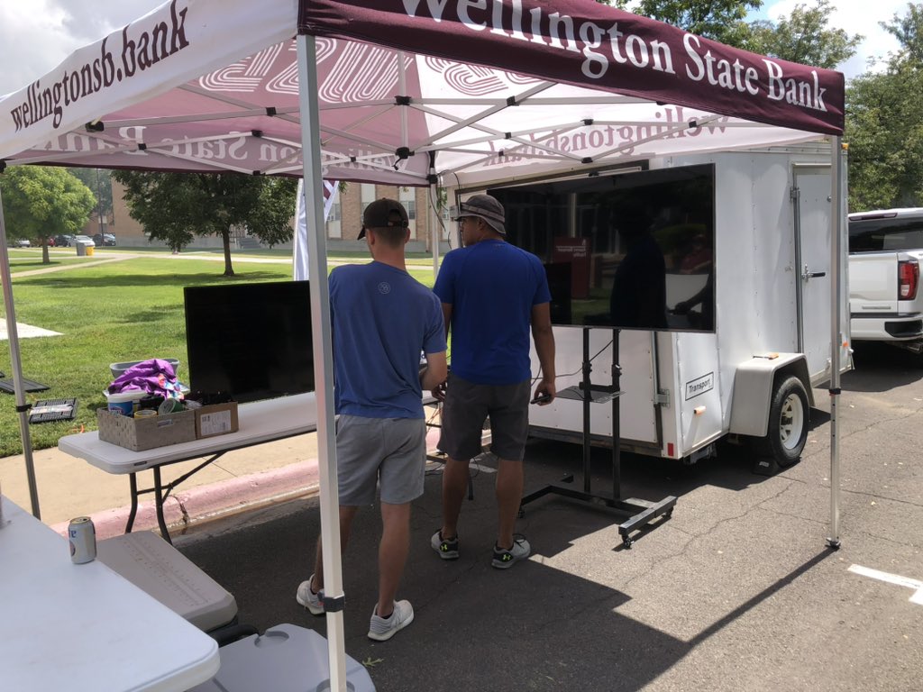 WSB1906's tweet image. Prepping for game day at West Texas A&amp;amp;M! 
Come join us! GO BUFFS!!! 
#collegefootball #canyontx #wtamu #wsb