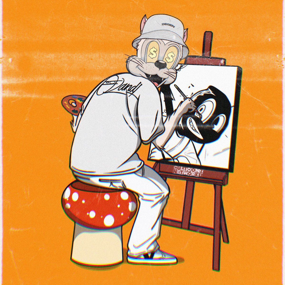 Big shout out to @CBRECHT19 <a href="/ArtAnde37383759/">POPS de la TOONZ 🦍</a> <a href="/0xBB3/">B̴B̴3̴</a> <a href="/gmurrf/">gmurf</a> <a href="/CultoonzNetwork/">CULTOONZ NETWORK</a> for putting me on! The <a href="/DegenToonz/">Degen Toonz</a> community actually supports my art and puts it out there for others to see. It helps us underground artists especially in this market.