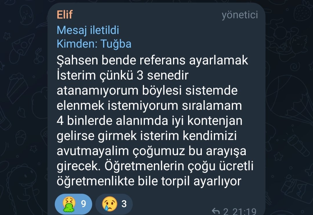 Bunları nasıl engelleyeceksiniz. Şaibelerle dolacak bir mülakatı yapmak mı istiyorsunuz? <a href="/Yusuf__Tekin/">Yusuf Tekin</a> <a href="/tcmeb/">Millî Eğitim Bakanlığı</a> 
#mülakatkabuledilemez
#sözünüzvardı
