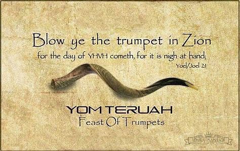 Happy Feast of Trumpets. Blow your trumpets for the Lord. He is worthy. God bless. 
#feastoftrumpets #feastdays #trumpets #highsabbath #Sabbath #PraiseGod #Godbless