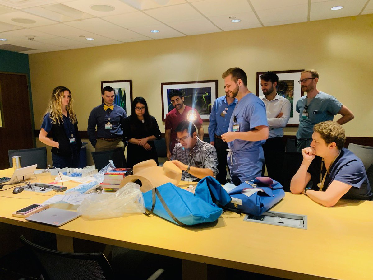 VUMCRadOnc's tweet image. Hands-on learning at its finest! Gyn Brachy training with Dr. Shinde @AshwinShindeMD. 
All the divine tips and tricks were divulged.
#AccidentalHalo #MedEd #Brachy