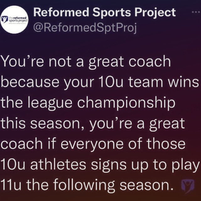 Reformed Sports Project (@reformedsptproj) on Twitter photo 