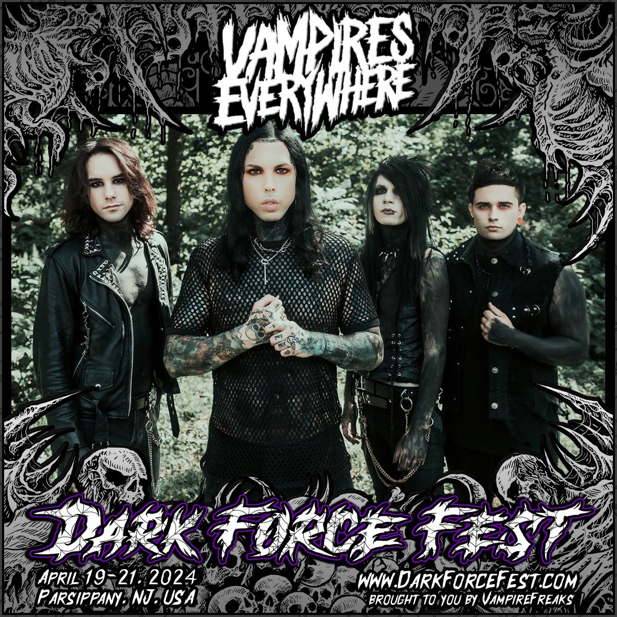 See you at @darkforcefest 2024
Big shout out to @VampireFreaks 🖤

See you in NJ next April! 🦇