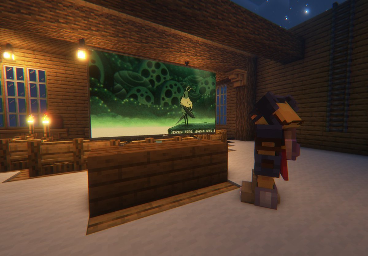 HK_FNF's tweet image. do you guys like my minecraft tv