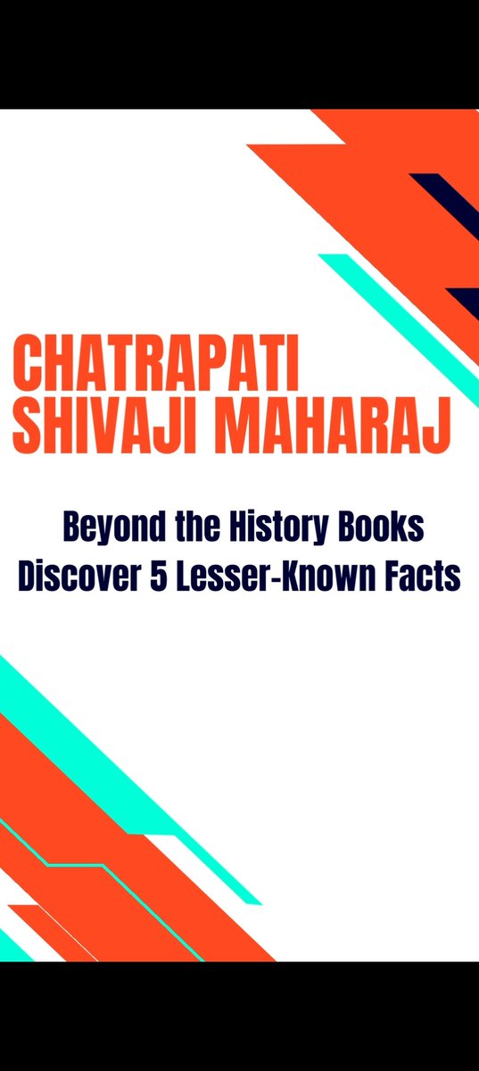 Did you know these 5 lesser-known facts about Chhatrapati Shivaji Maharaj? 🚀

Link: bit.ly/48jqh3z

#ShivajiMaharaj #MarathaKing #IndianHistory #Maharashtra