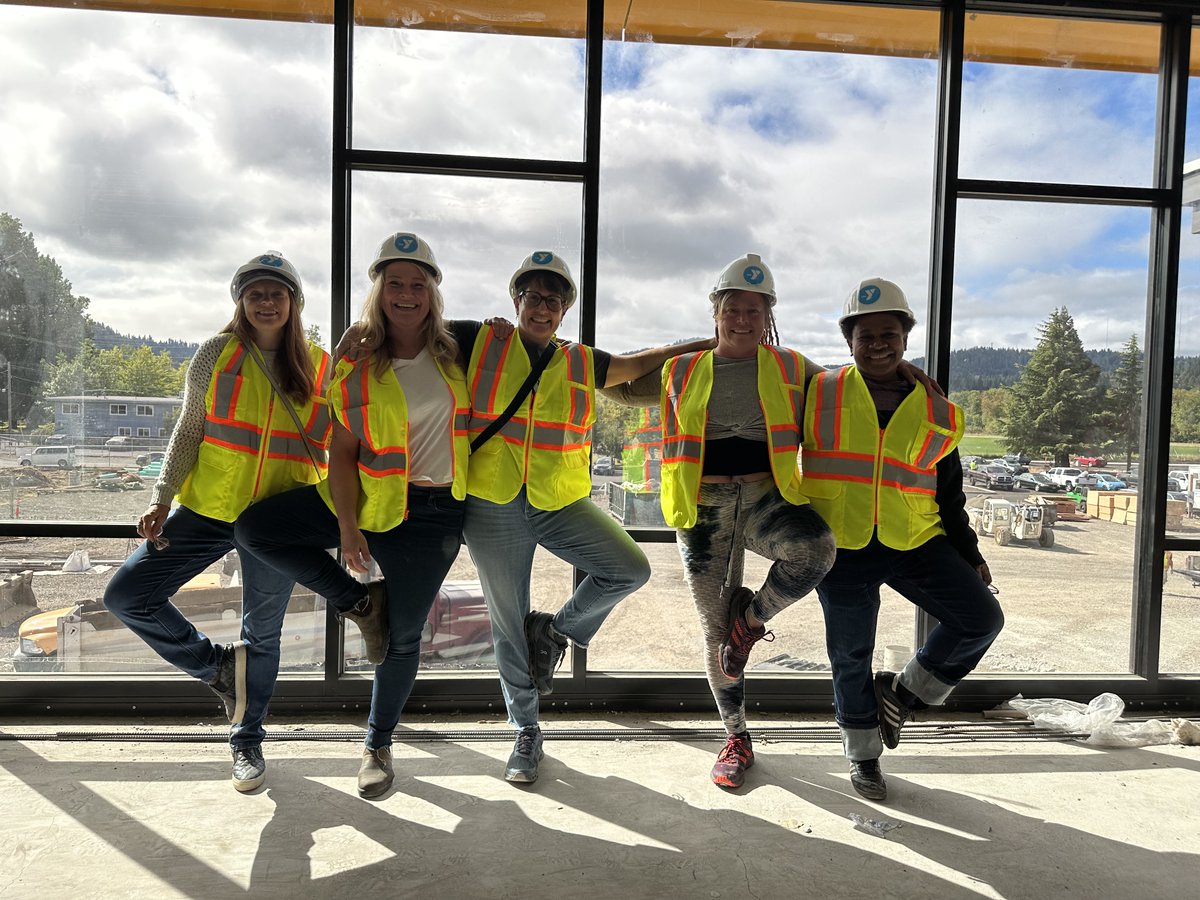 Some of our yoga teachers got a sneak peek of the New Y's Yoga Studio, with floor-to-ceiling windows. Who's ready for some sunrise yoga with a view?!

We remain on schedule and on budget to open the New Y in Dec.

Learn more: bit.ly/NewYUpdates

#ThisIsY #BuildingWhatMatters