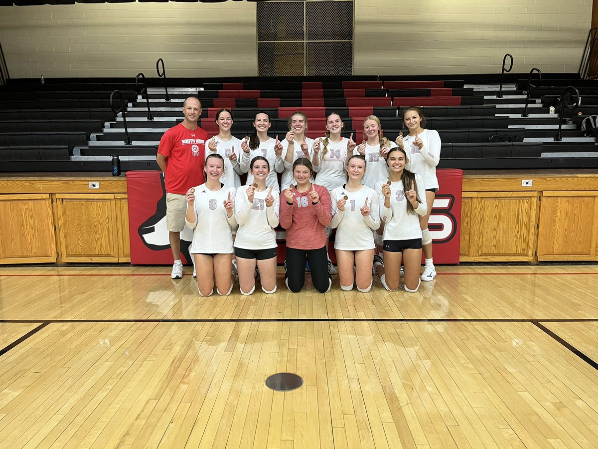 Nashua-Plainfield Tournament Champs! Beat Starmont in Championship by scores of 16-21, 22-20, and 15-8. Went 1-1 in pool play. Lost to Rockford (21-16, 13-21, 9-15). Avenged a loss to North Linn from last week winning (21-19, 21-13). Have a great weekend! GO WARRIORS!