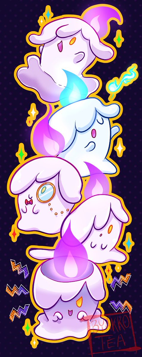 byakkotea's tweet photo. litwick comm for simipanda! https://t.co/26xZreYADH