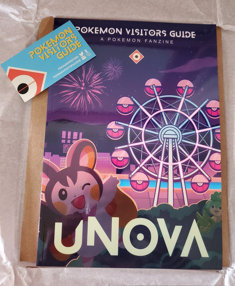 got something special in the mail today 🥰 this zine is so cute!!! <a href="/pokemonvisitors/">Pokemon Visitors Guide Zine 🏙 COMPLETE!</a>