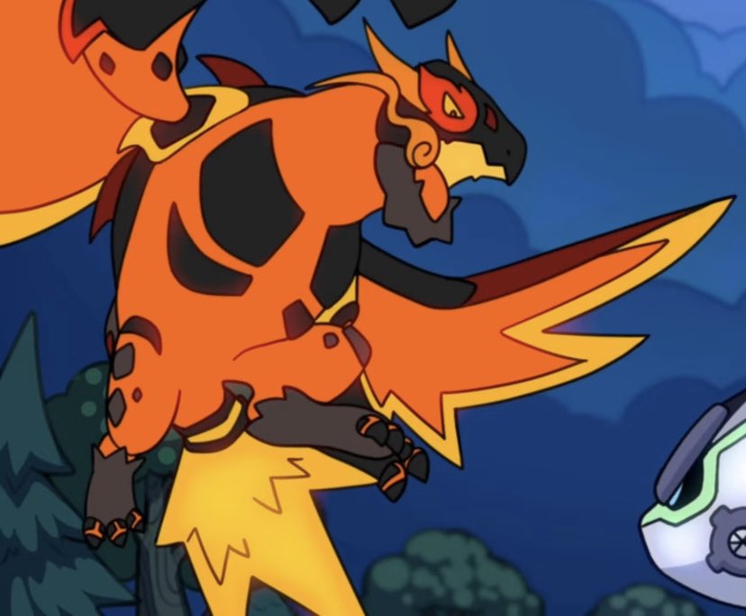 Pilotrooper8's tweet photo. SOUL BURST COMING TO @LoomianLegacy SOON, So far we have sneaks of a soulburst stratusuar and eruptidon these new forms look amazing and it seems they will have special names like Jetwing Stratusuar etc. https://t.co/61tUDrWiQz