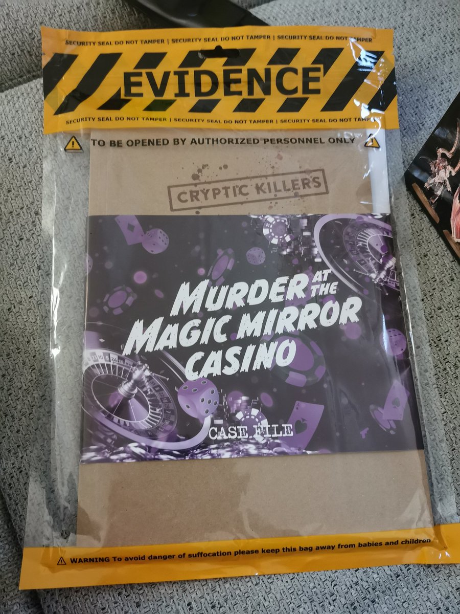 Did this with the wife while on holiday. Cryptic Killers is a fun idea for date night at only £20 each. We managed to beat the 2.5hrs recommended time and smashed it in under 2hrs.

#cryptickillers #murdermystery #detecives #datenight #easypuzzle