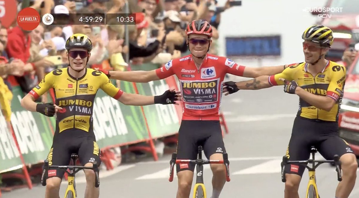 Sepp Kuss is the winner of #LaVuelta23! 👑

GC Kuss started as an #LRCP meme in 2021, now reality. 😂