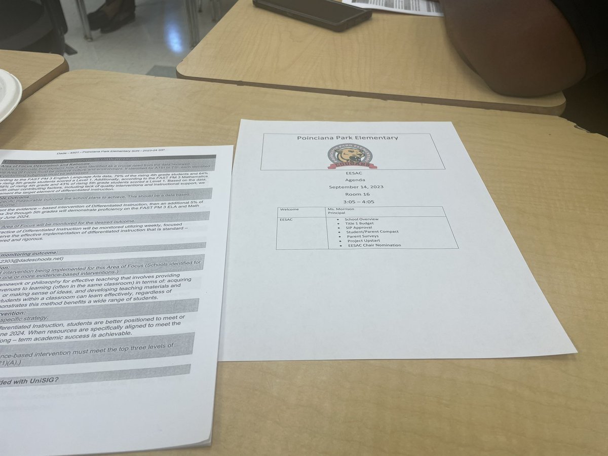 TeamDFlores's tweet photo. Participated in Poinciana Park Elementary ESSAC Meeting this past Thursday.
@PoincianaPark @VernattaLee @OfficialBookDGF @EduFloInc @MDCPSCentral
#BookDGF #EduFloInc #GetRightOrGetLeft #CommunitySupporters https://t.co/6Yvkr7YY4I