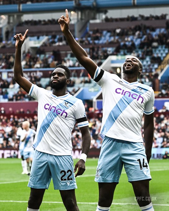 Edouard slots home Palace’s go-ahead goal v. Villa