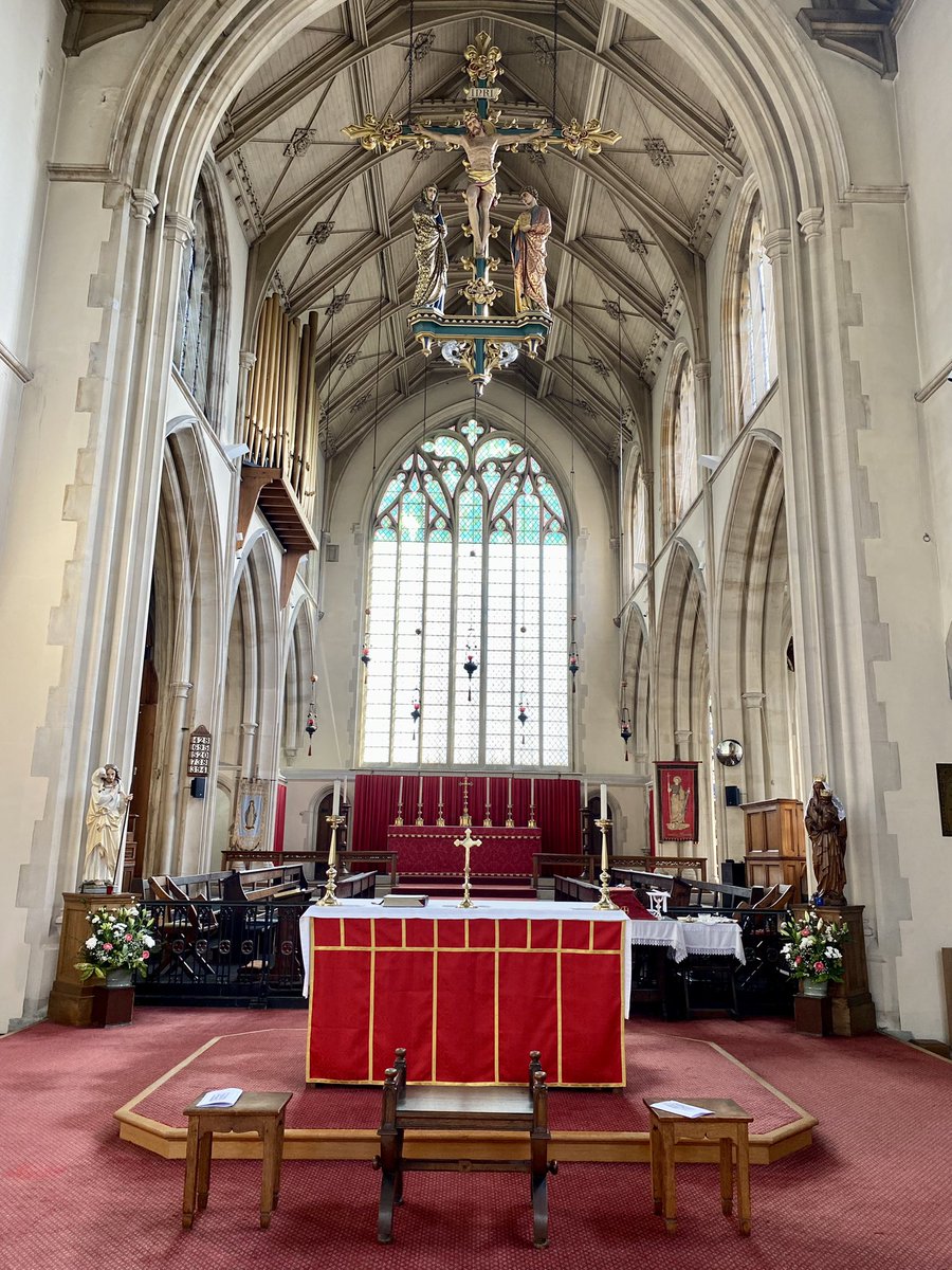 SeanWGilbert's tweet photo. The church is in readiness and stillness as it awaits our Bishop Jonathan to confer the sacrament of Confirmation on candidates from St Alban’s and St Michael’s church, Croydon. You’re welcome to join us in person and online 10am tomorrow.

Come Holy Spirit! https://t.co/ClnxGKRqRt