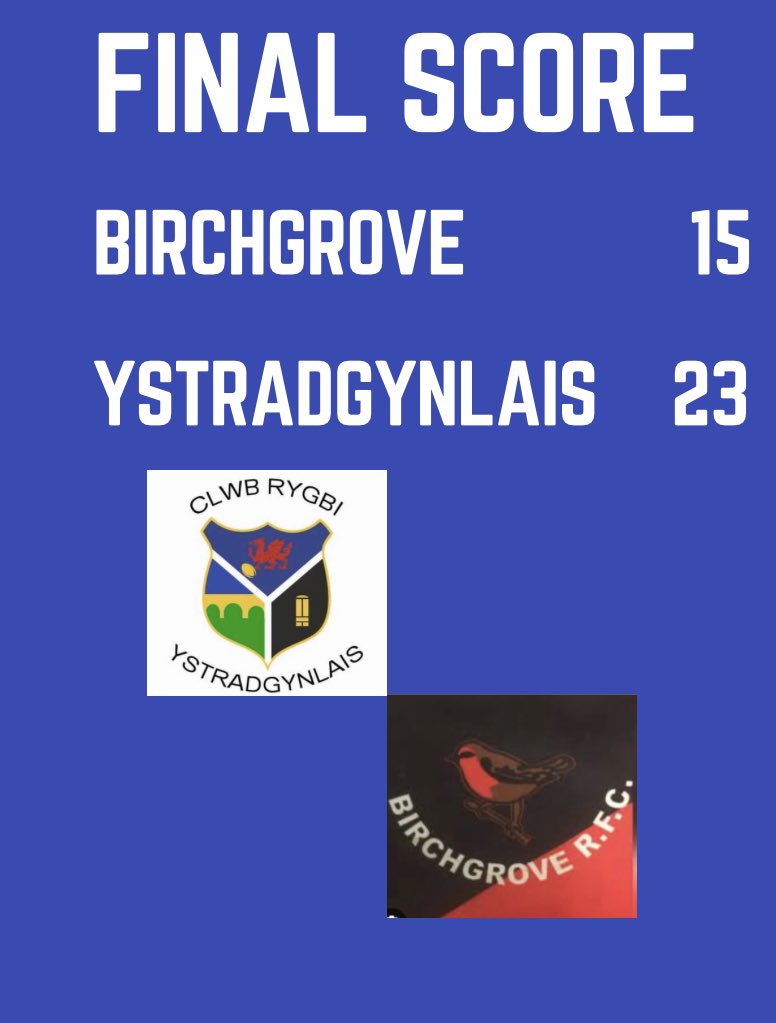 🔵⚪️ Blues secure the win in Birchgrove. 

An impressive win on the road for the blues. Beating a very strong Birchgrove road. 

A huge squad effort with boys at the world cup and injuries. 

Well done boys 🔵🔵. <a href="/AllWalesSport/">All Wales Sport</a>