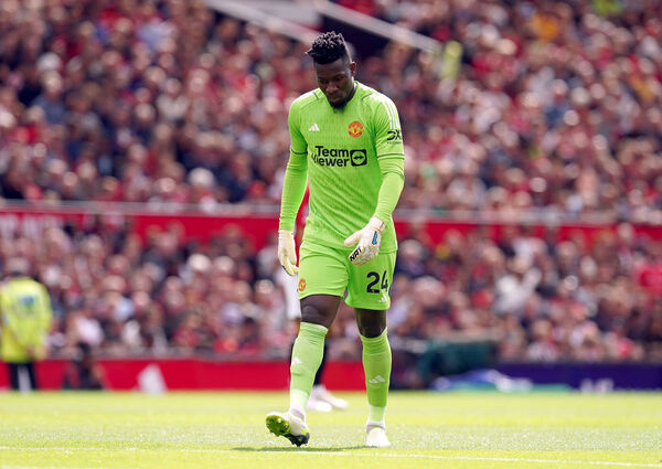 FootballFunnnys's tweet photo. Andre Onana has faced 10 SHOTS on target since the start of the season.

He has conceded from 7 of them. https://t.co/nZtaz9I1nv