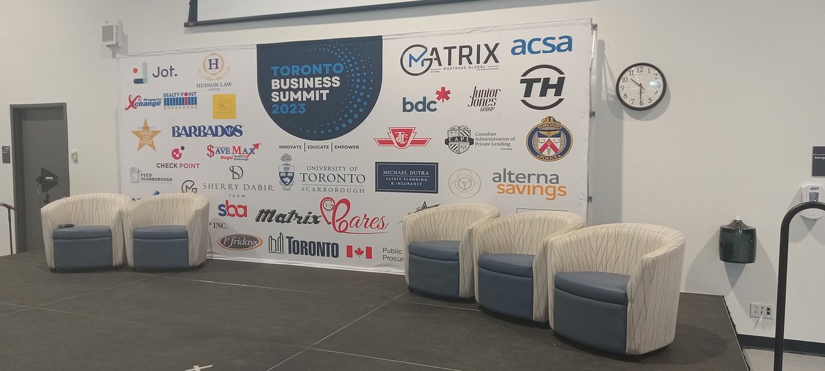 J_Barr11's tweet photo. Alterna Micro Finance Team is excited to be at Toronto Business Summit 2023. Chatting with entrepreneurs and Ecosystem partners @alternasavings #microfinance #alterna #entrepreneurs https://t.co/buQhI97hPc