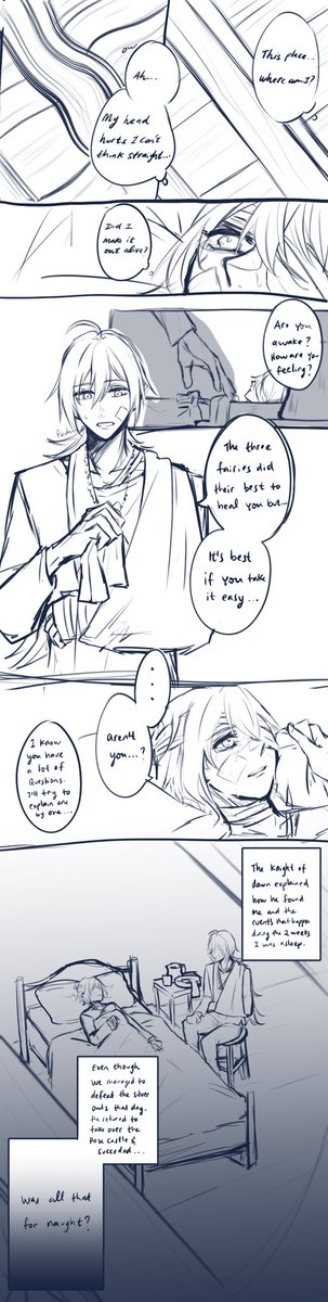 The sequel to the previous comic! 
We saw through Lilia's unique magic what happened, now we'll see what happens after ✨✨

Part 1

#twst_OC 
