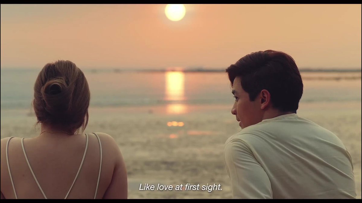 likedbycocojul's tweet photo. So is this the finale they are talking about?  Yung backshot..kung saan sila naging emotional kahit no lines were spoken? Mukhang ang sakit kasi it feels like the sunset is a metaphor on their relationship.

#FiveBreakUpsAndARomance 
#JuliaMontes
#AldenRichards https://t.co/oSyURtFPBA