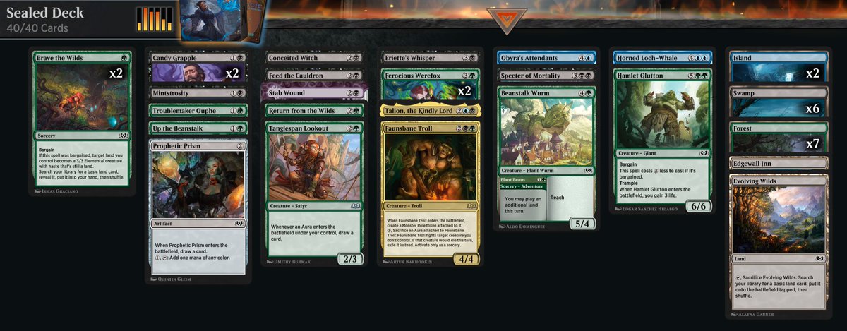 mtg_drew's tweet photo. 7-0 in bullet one of the Open with some Sultai rares! https://t.co/CWUskwwIpe
