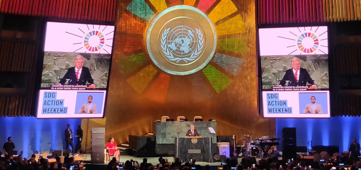 "SDG is about hopes, expectations and rights of people for lasting peace"-Antonio Guterres, Secretary-General of the United Nations
#claimingtherights #youngpeoplerights #girlsright #SDGsummit <a href="/PlanNY_UN/">Plan UN New York</a> <a href="/PlanWACA/">Plan International West and Central Africa</a> <a href="/PlanGlobal/">Plan International</a>