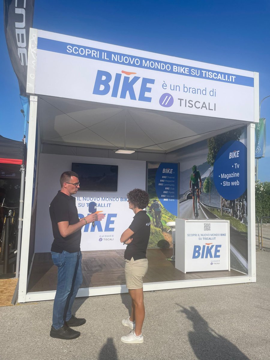 bikechannel_'s tweet photo. 🇮🇹 Italian Bike Festival, ai nostri microfoni @PaolaGianottiKB e Alessandro Guerciotti 🎙️
#IBF #IBF23 https://t.co/pt6bmbSQqP