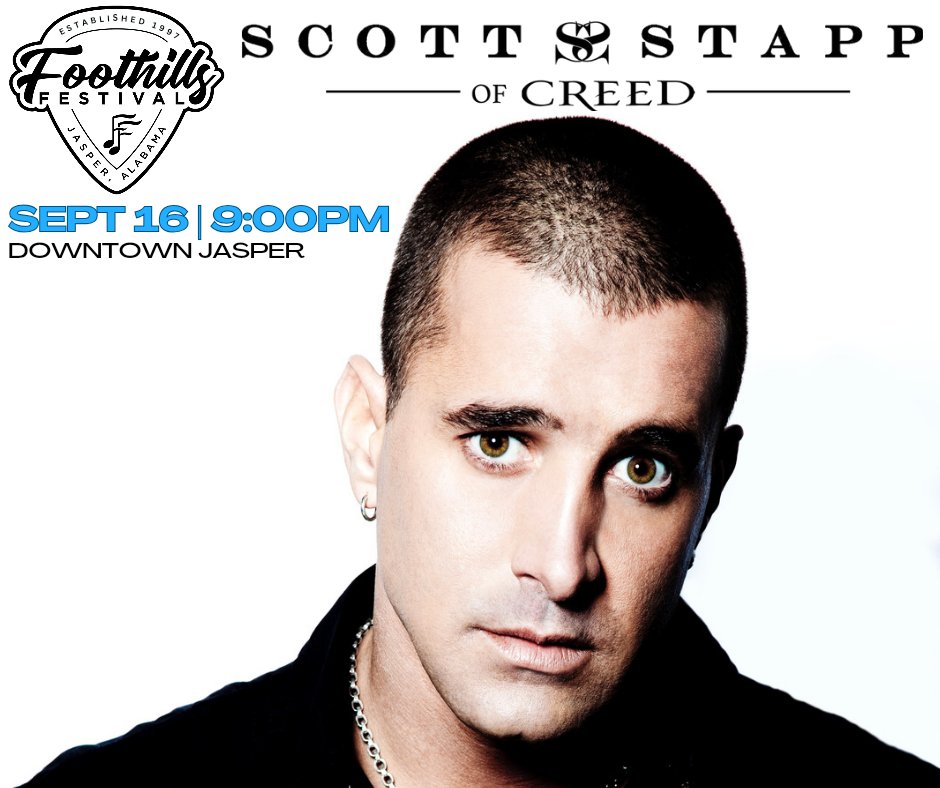 TONIGHT! 9 PM <a href="/ScottStapp/">Scott Stapp</a>
📍Downtown Jasper