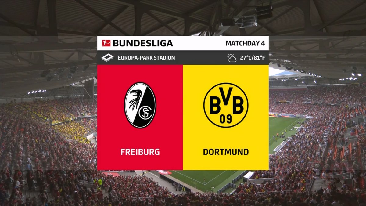Full Match: Freiburg vs Dortmund
