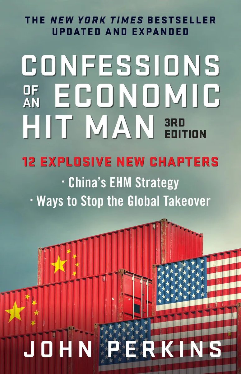 taylor_deff's tweet photo. Just finished this eye-opening read. 👀Highly recommend. 

Confessions of An Economic Hitman, 3rd edition

First person admission from inside corporate America about how they crippled developing nations to squeeze out profit. https://t.co/afLlItFItI