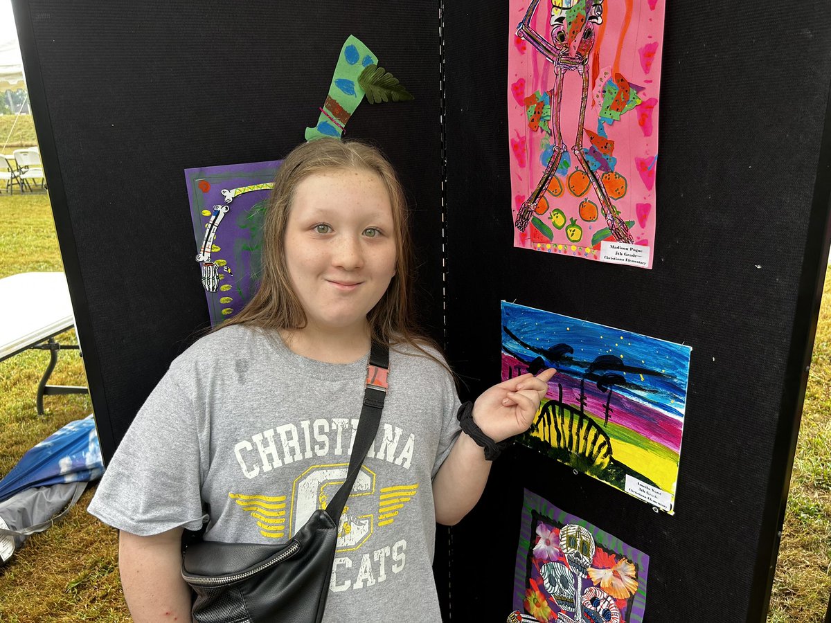 JoniStuart20's tweet photo. @ChristianaES1 Come see us at The Greenway Arts fest at Old Fort Park, today 10-4pm https://t.co/PEkKdxp5Ha